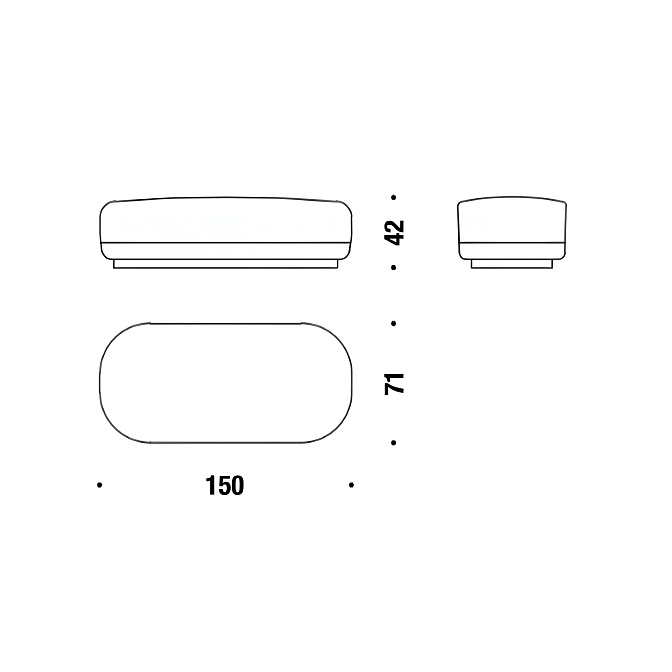 Банкетка Moroso Juju - фото-2 | interior market