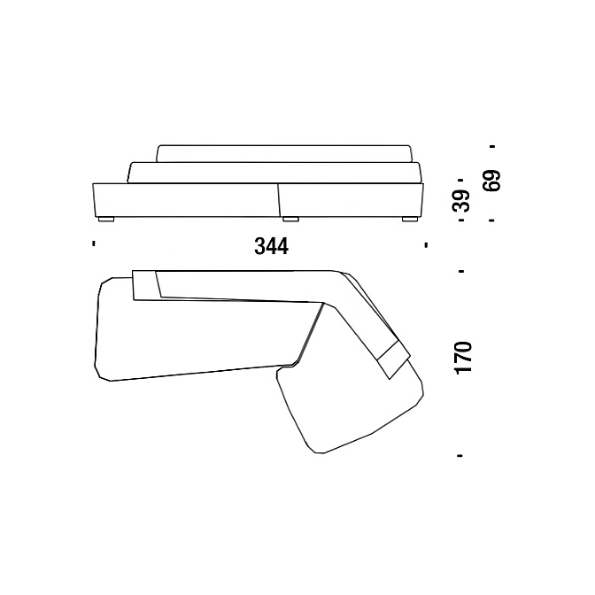 Диван Moroso Rift - фото-5 | interior market