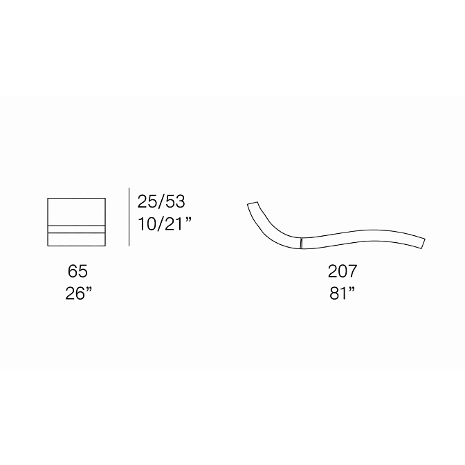 Уличный шезлонг Paola lenti Linea - фото-3 | interior market