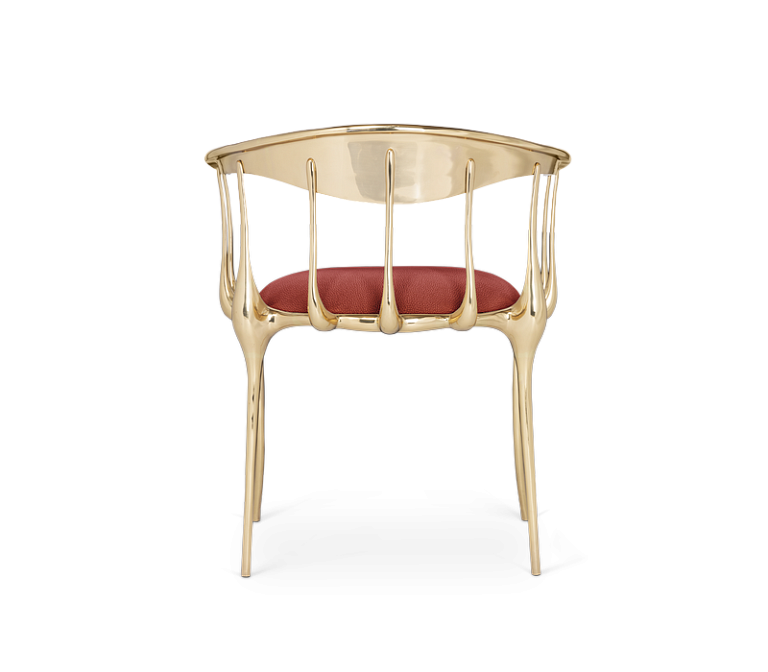 Обеденный стул Boca do Lobo Nº 11 Burgundy Chair - фото-3 | interior market