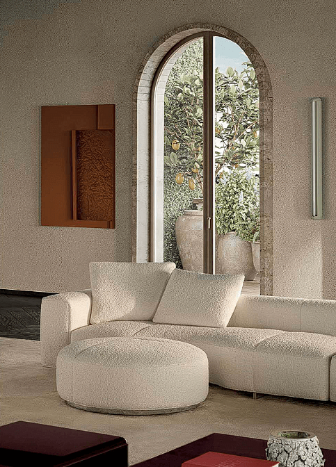 Модульный диван с пуфом Minotti Yves - фото-4 | interior market