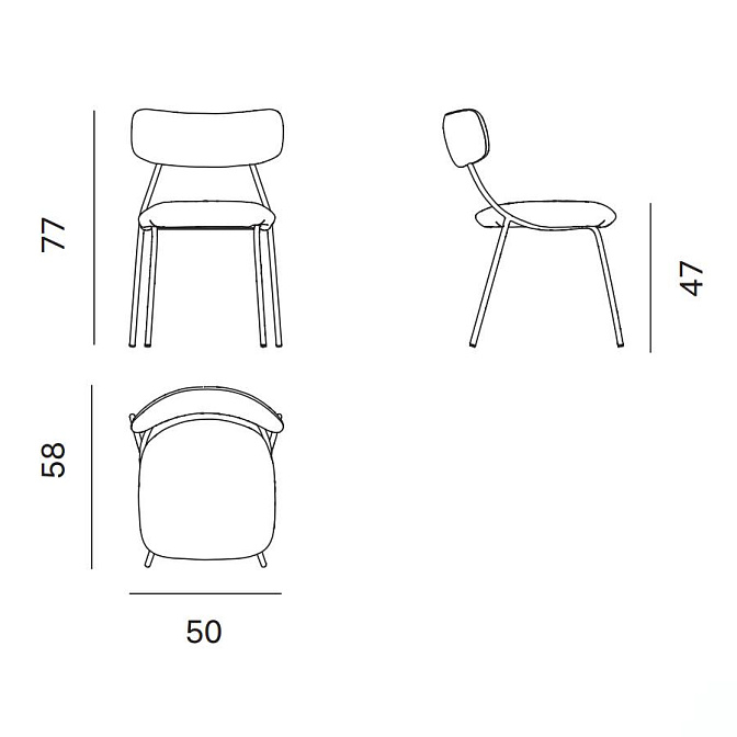 Обеденный стул Novamobili Yoko - фото-5 | interior market