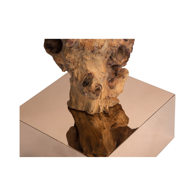 Декор, 75*70*h87, wood, stainless steel - фото-5 | interior market