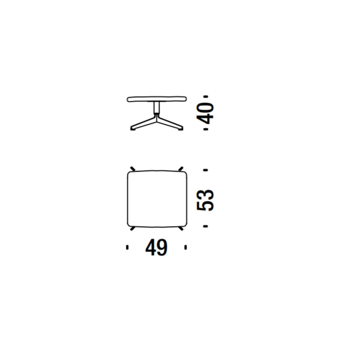 Табурет Moroso Longwave - фото-5 | interior market