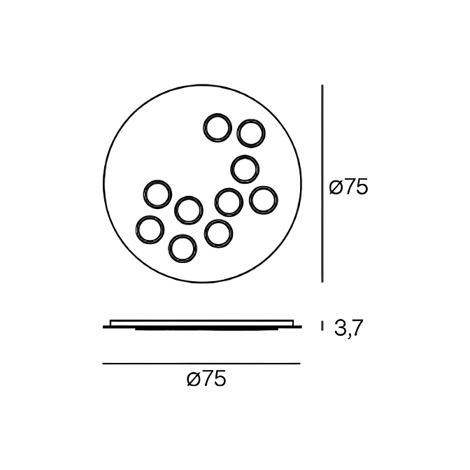 Потолочный светильник  Lumen Center BRAC - фото-3 | interior market