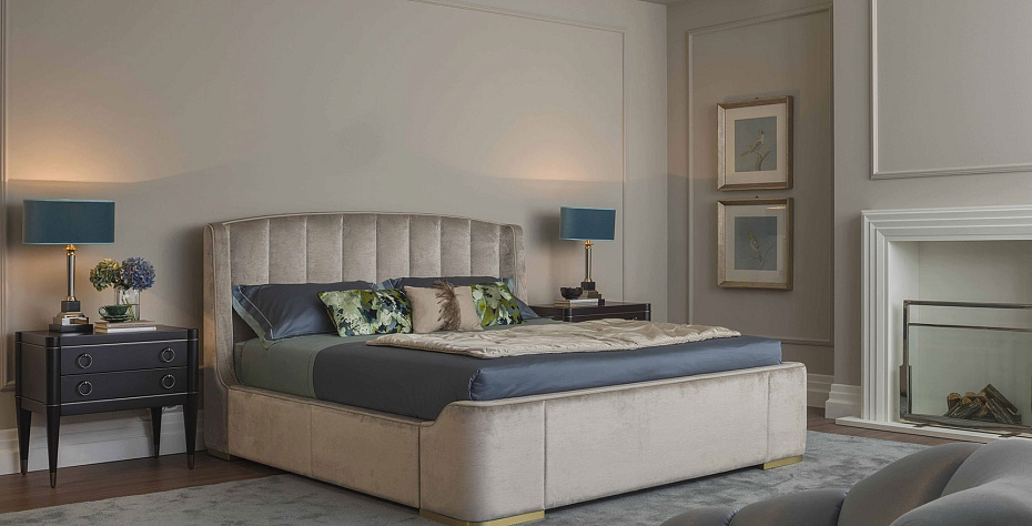 Кровать Galimberti Nino Zaffiro bed - фото-3 | interior market