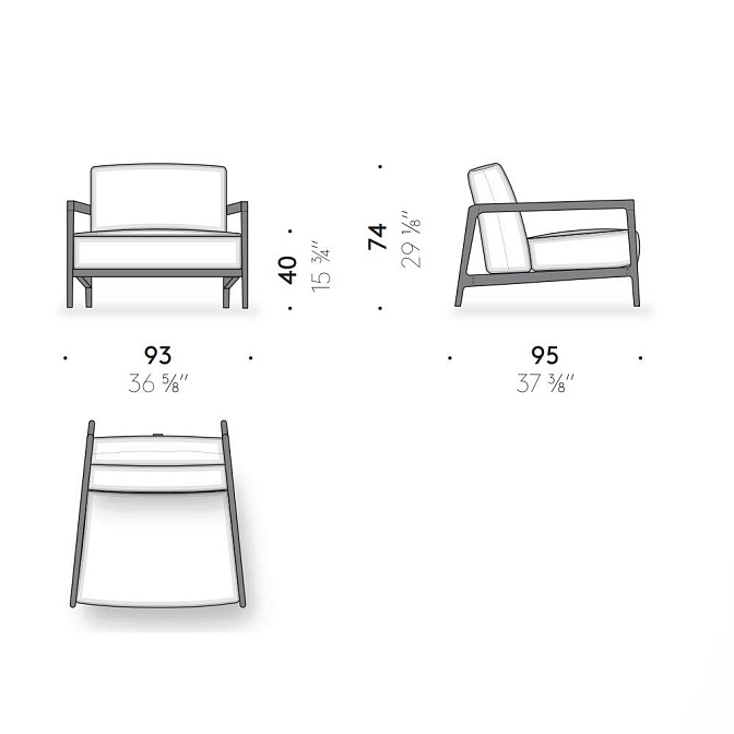 Кресло De Padova Everyday Life - фото-5 | interior market