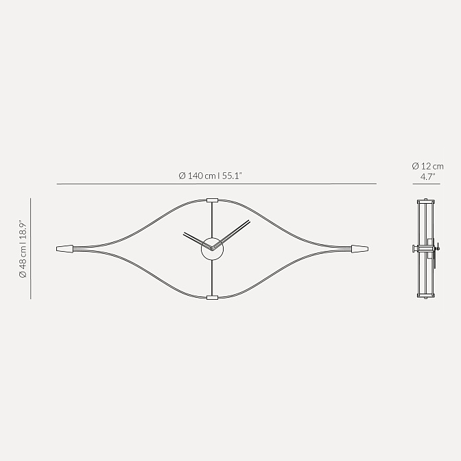 Часы настенные Look Premium NOMON - фото-6 | interior market