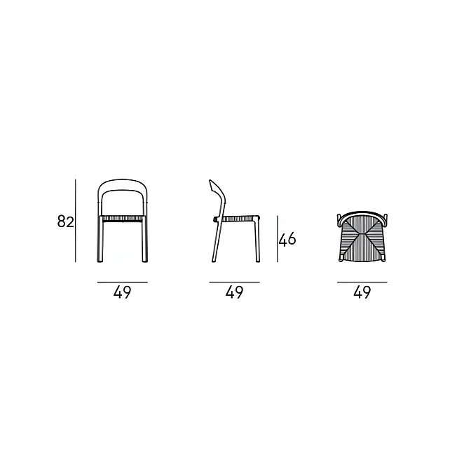 Обеденный стул Living Divani Ticino - фото-4 | interior market