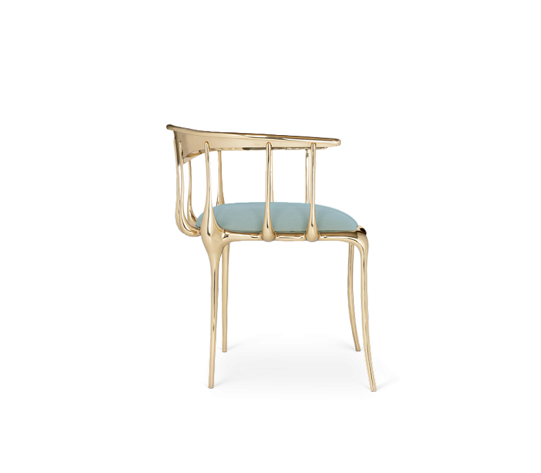 Обеденный стул Boca do Lobo Nº 11 Light Blue Chair - фото-3 | interior market