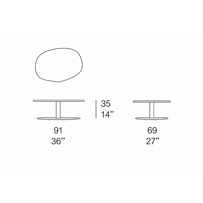 Журнальный столик Paola lenti IVY - фото-4 | interior market