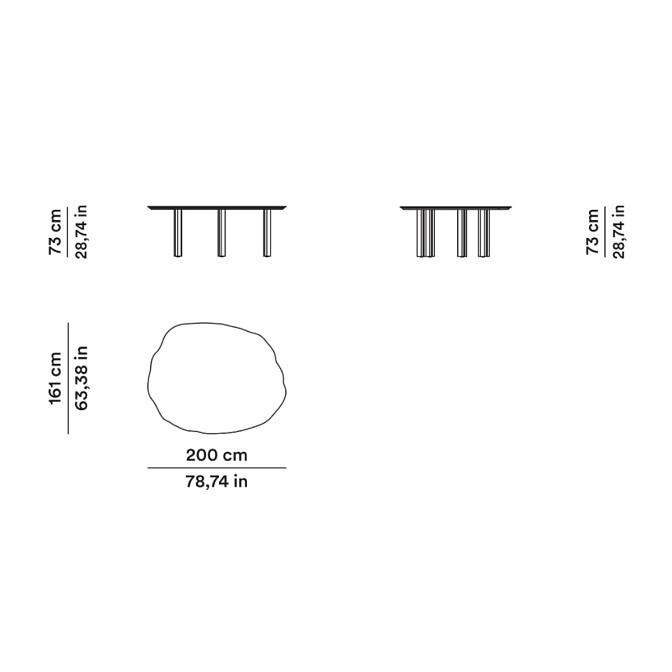 Обеденный стол Tacchini PARKER - фото-4 | interior market