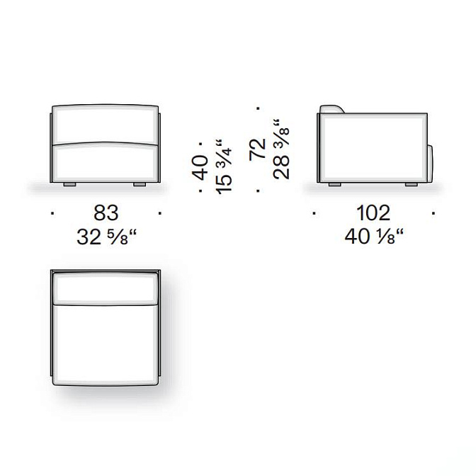 Кресло De Padova Hybla - фото-4 | interior market