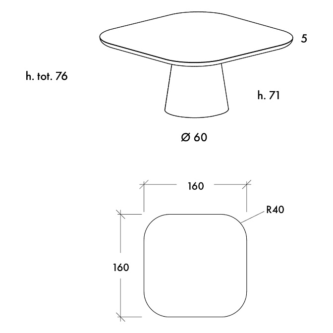 Обеденный стол Olivieri Mr. Big - фото-7 | interior market