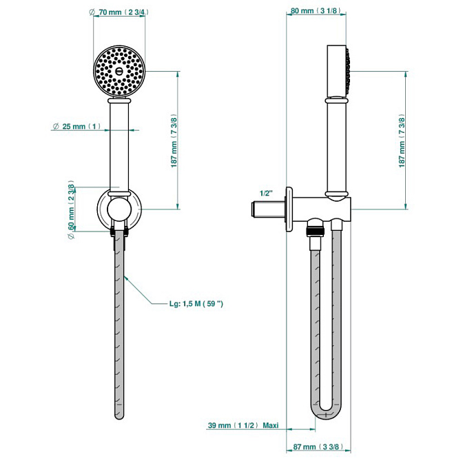 Встраиваемый смеситель THG  - фото-2 | interior market