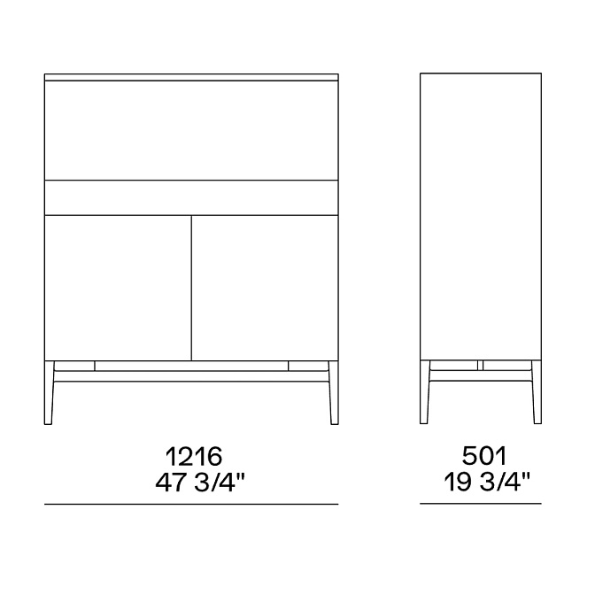Буфет Poliform Code - фото-2 | interior market
