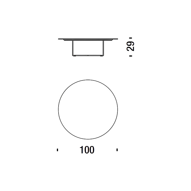 Журнальный столик Moroso My Moon My Mirror - фото-4 | interior market