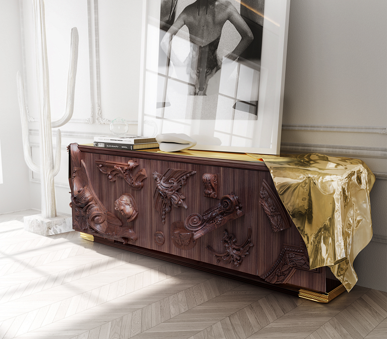 Комод Boca do Lobo Voltaire Walnut - фото-5 | interior market