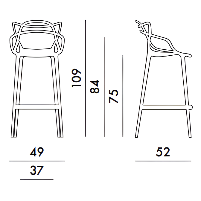Барный стул Kartell Masters - фото-4 | interior market