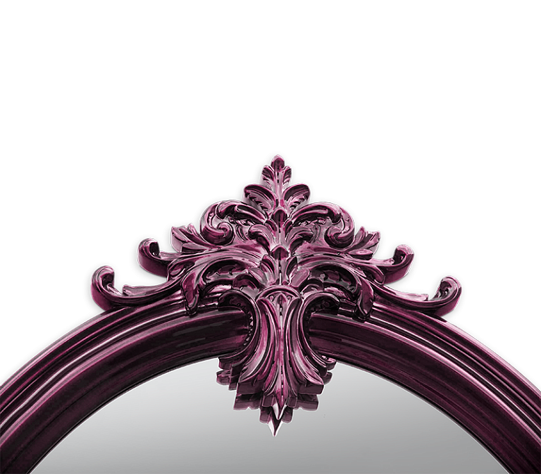 Зеркало интерьерное Boca do Lobo Marie Antoinette Amethyst Mirror - фото-2 | interior market