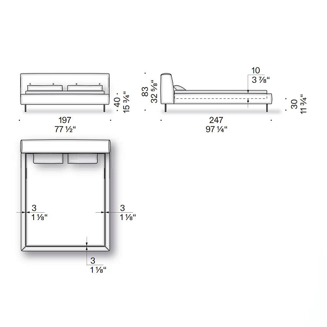 Кровать De Padova EREI - фото-3 | interior market