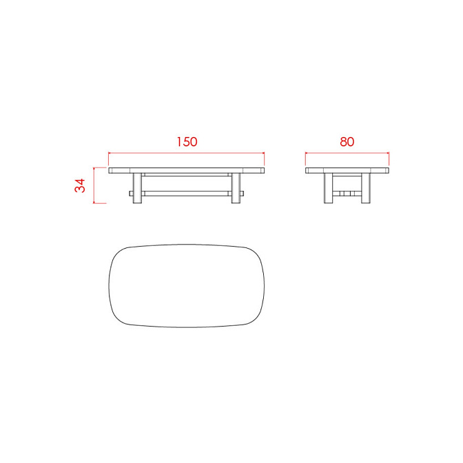 Кофейный столик JNL Thyra - фото-4 | interior market