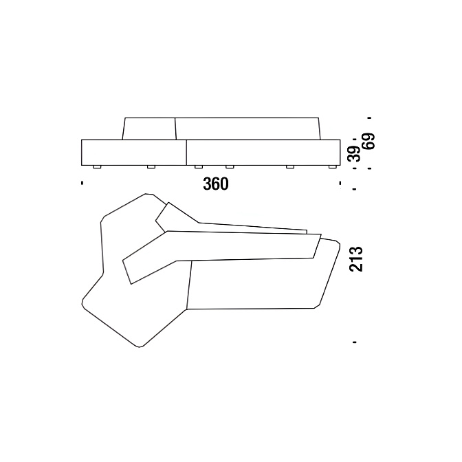 Диван Moroso Rift - фото-4 | interior market