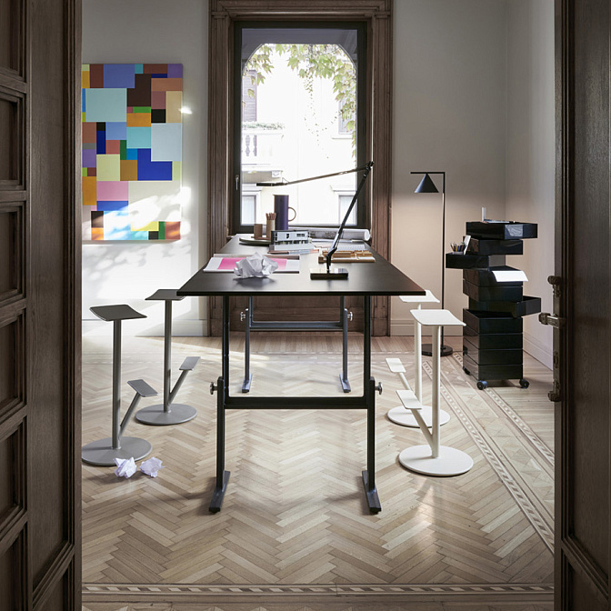 Офисная тумба - комод Magis 360° черный глянец (black 1764 C) - фото-3 | interior market