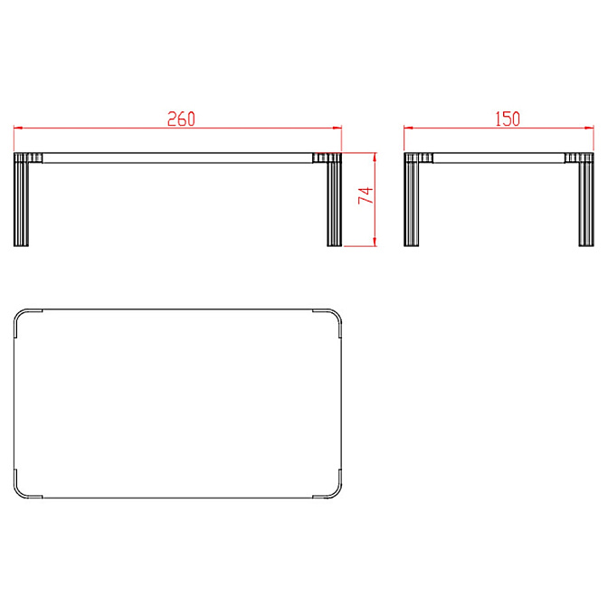 Обеденный стол JNL Thadee - фото-4 | interior market
