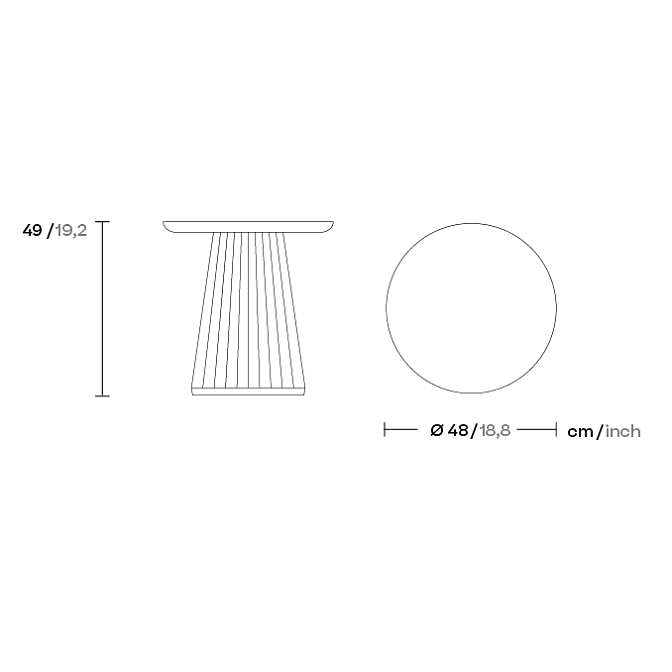 Журнальный столик Kettal Cala - фото-4 | interior market