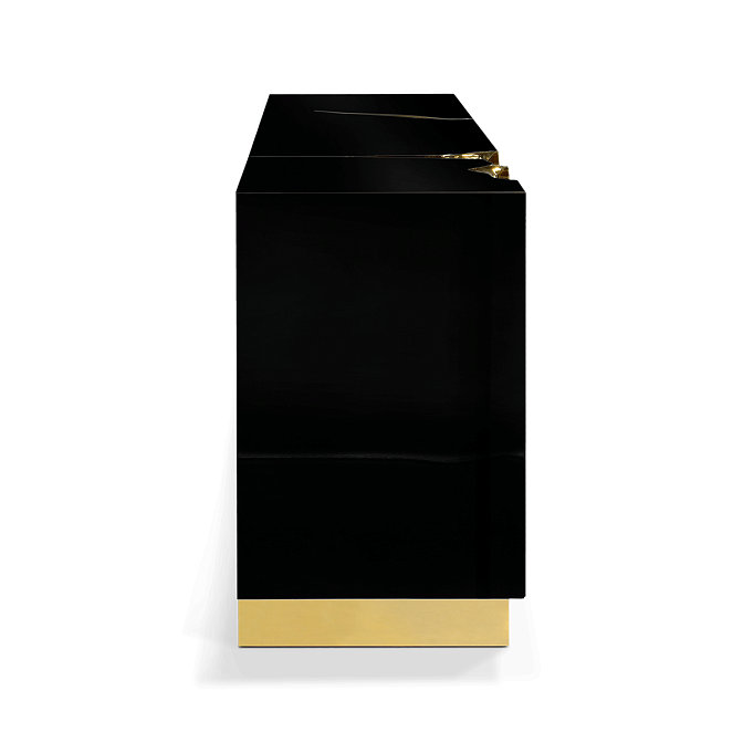 Комод Boca do Lobo Lapiaz Black - фото-4 | interior market