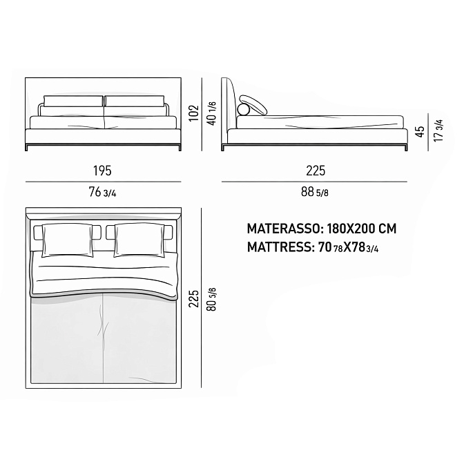 Кровать Minotti Andersen - фото-6 | interior market