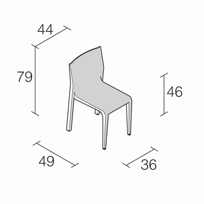 Стул ALIAS laleggera chair - фото-4 | interior market Стул ALIAS laleggera chair - фото-4 | interior market