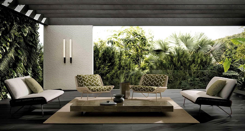 Кресло для улицы Minotti Emmi Cord Outdoor - фото-2 | interior market