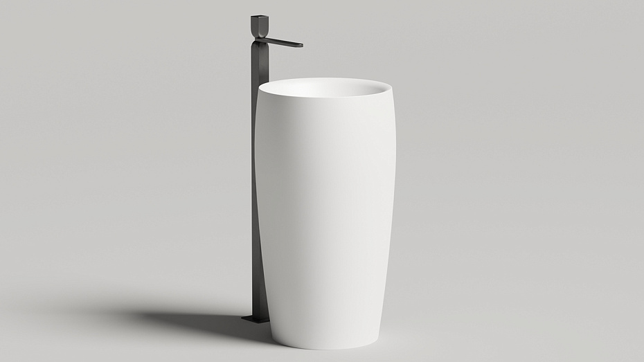 Раковина напольная матовая SALINI ALDA 03 - фото-3 | interior market