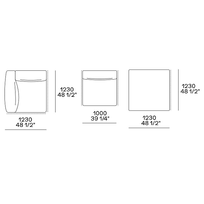 Угловой диван Poliform Dune - фото-2 | interior market