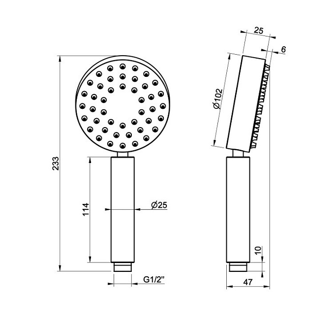 Душевая лейка Gessi GESSI 316 - фото-2 | interior market