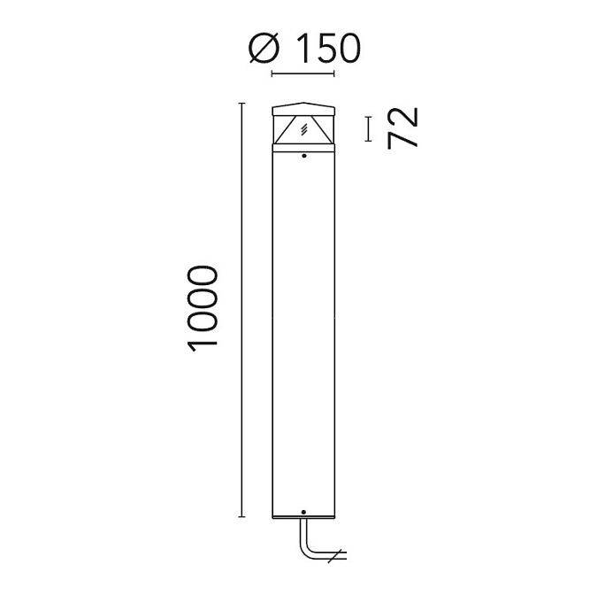 Технический свет Flos Zefiro H 1000 - фото-4 | interior market