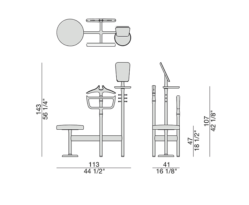 Вешалка Porada Sam - фото-5 | interior market