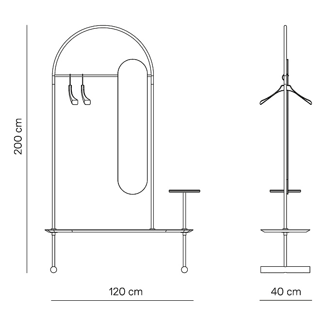 Вешалка NOMON ARCO - фото-4 | interior market
