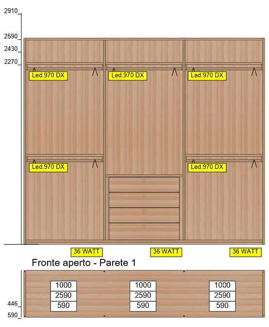 Гардеробная система Porro Storage giorno - фото-6 | interior market