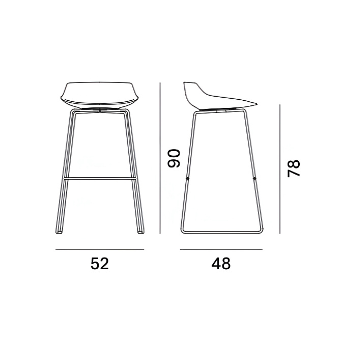 Табурет MDF Italia FLOW - фото-2 | interior market