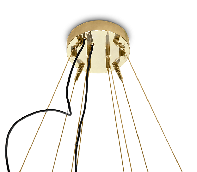 Потолочный светильник  Boca do Lobo Hera Round II Suspension Lamp - фото-6 | interior market