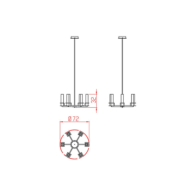 Потолочный светильник  JNL LIMELIGHT - фото-3 | interior market