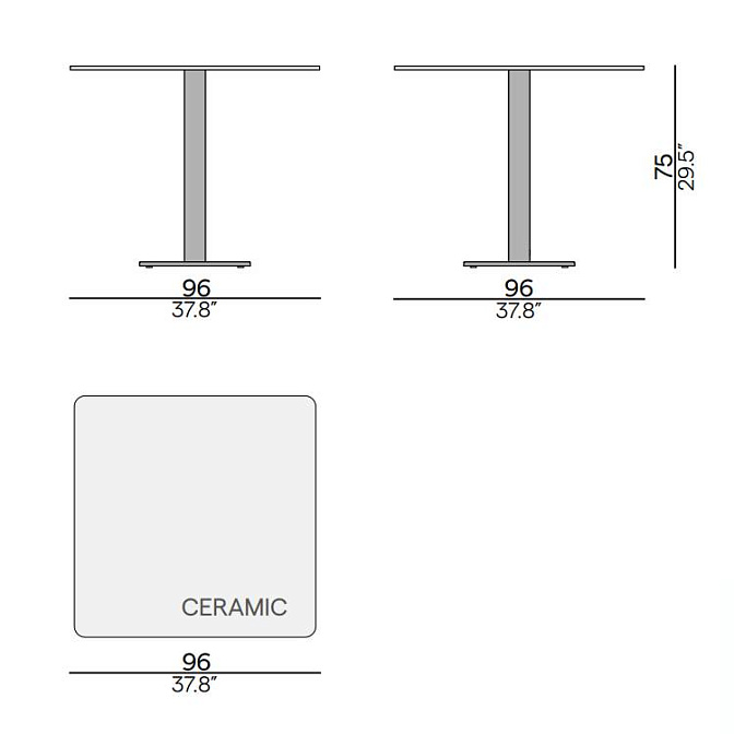 Стол для улицы Manutti Napoli - фото-6 | interior market