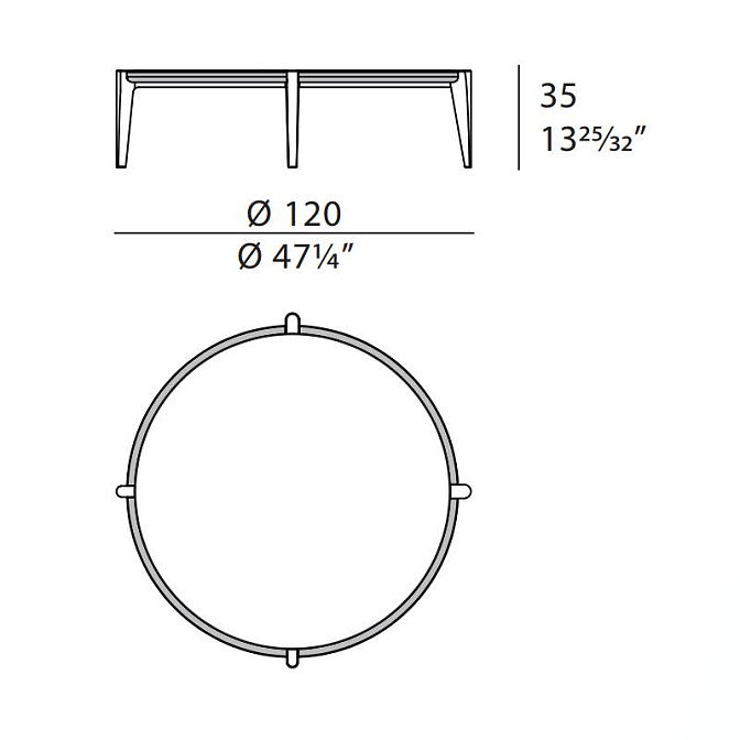 Журнальный столик Turri Kyma - фото-4 | interior market