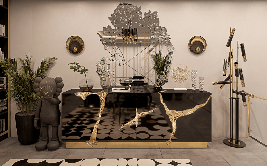 Комод Boca do Lobo Lapiaz Black - фото-6 | interior market