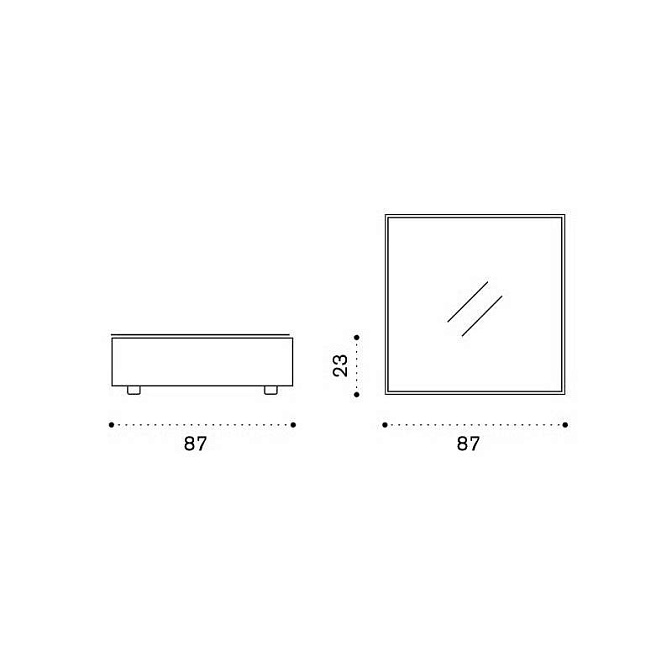 Кофейный столик для улицы Ethimo Cube - фото-5 | interior market