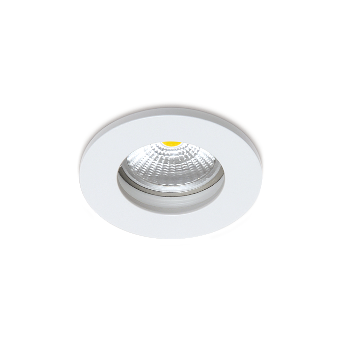 Встраиваемый светильник  Arkos Light ESSENTIALS BATH ROUND TRANS 5W 2700K W - фото-1 | interior market