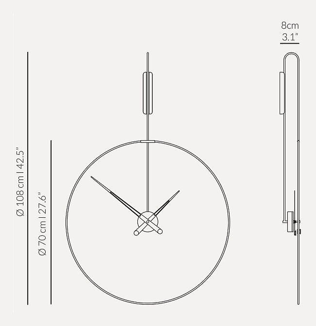 Часы настенные Daro NOMON - фото-6 | interior market